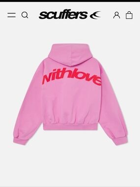 Scuffers Sign Light Pink Hoodie